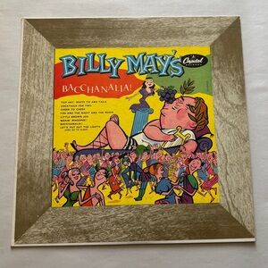 Billy May Bacchanalia! VG+ Original 10" Mono Capitol Vintage LP Record 1953 JAZZ